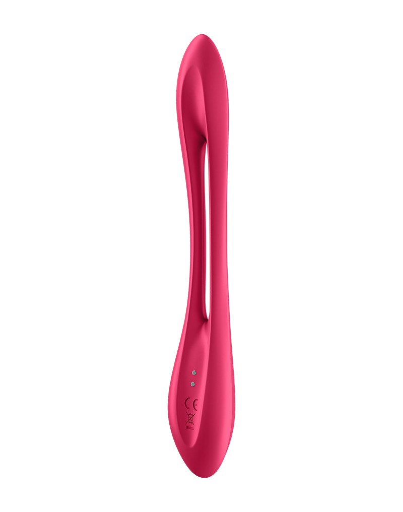 Satisfyer - Elastic Joy - Multi Vibrator - Red - UABDSM