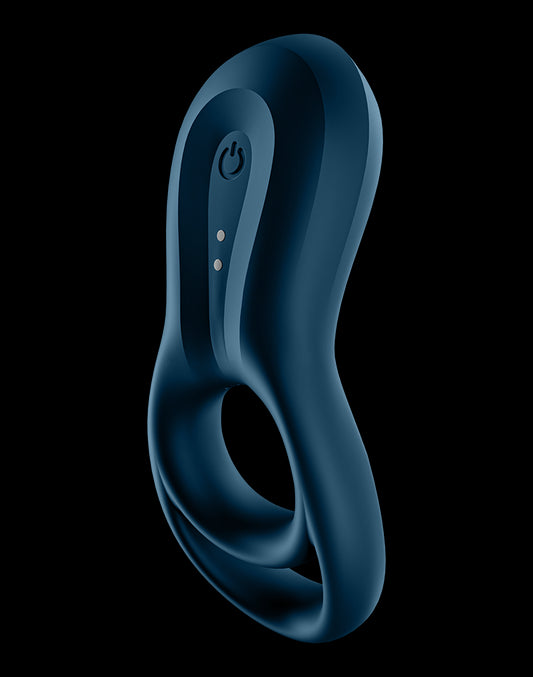 Satisfyer - Epic Duo - Cockring Vibrator - Blue Satisfyer - Epic Duo - Cockring Vibrator - Blue - UABDSM