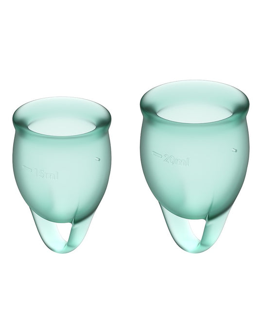 Satisfyer Feel Confident Menstrual Cup (Dark Green) Satisfyer Feel Confident Menstrual Cup (Dark Green) - UABDSM