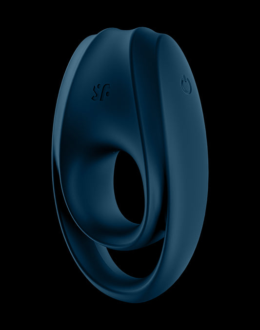 Satisfyer - Incredible Duo - Cockring Vibrator - Blue Satisfyer - Incredible Duo - Cockring Vibrator - Blue - UABDSM