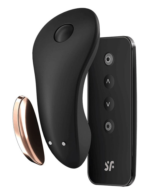 Satisfyer - Little Secret - Panty Vibrator - Black Satisfyer - Little Secret - Panty Vibrator - Black - UABDSM