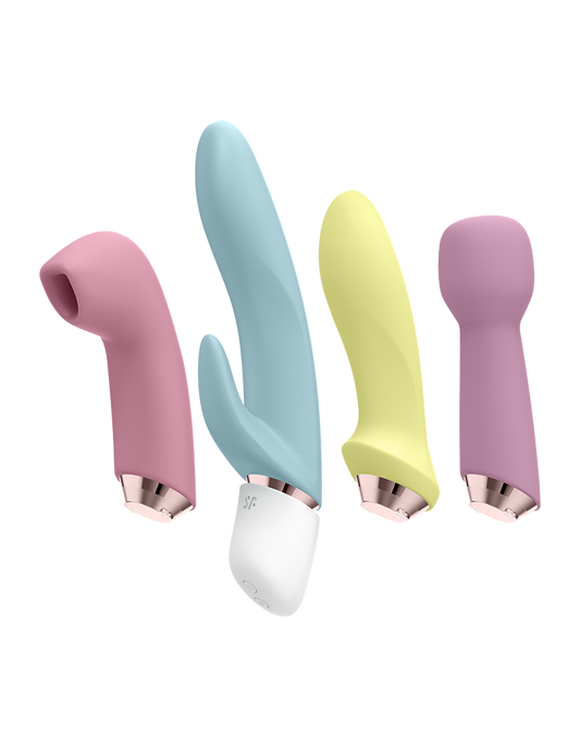 Satisfyer - Marvelous Four - Air Pulse + Vibrator Set - Multicolor Satisfyer - Marvelous Four - Air Pulse + Vibrator Set - Multicolor - UABDSM