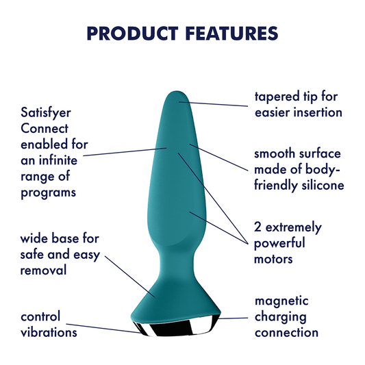 Satisfyer Plug-ilicious 1 Petrol - UABDSM
