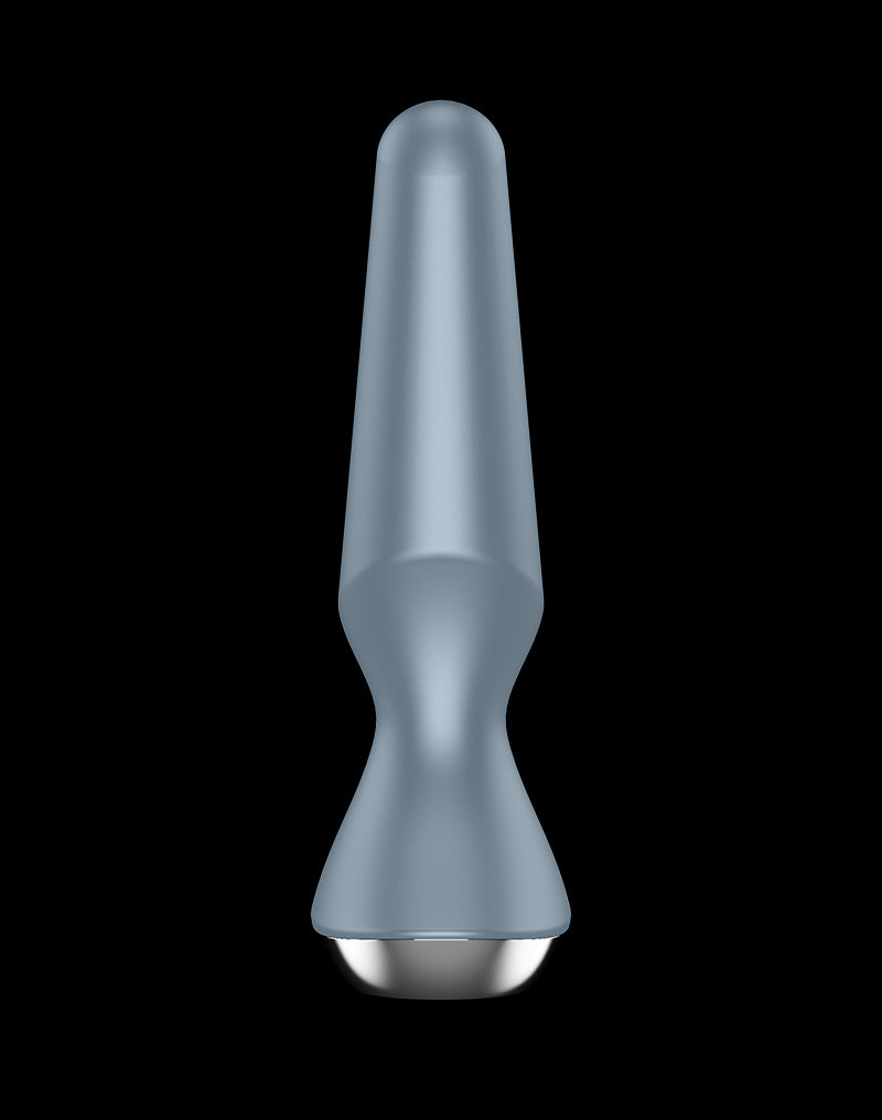 Satisfyer - Plug-ilicious 2 - Vibrating Anal Plug - Grey - UABDSM