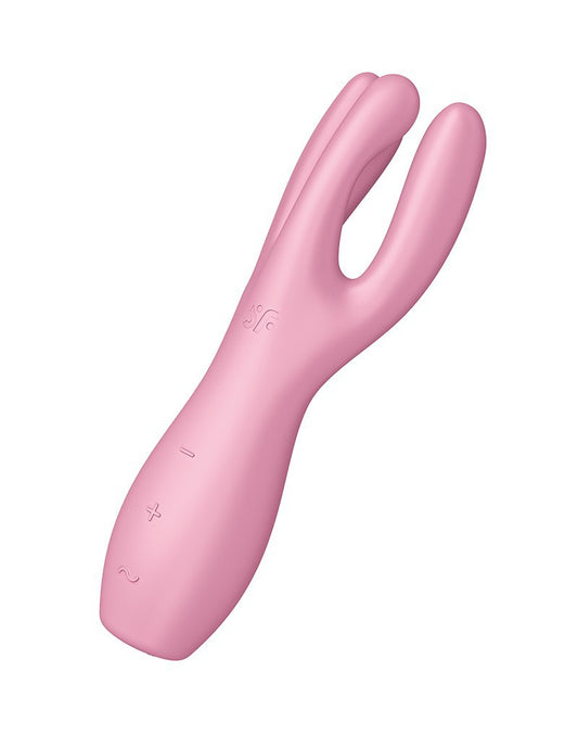 Satisfyer - Threesome 3 - Multi Vibrator - Pink Satisfyer - Threesome 3 - Multi Vibrator - Pink - UABDSM