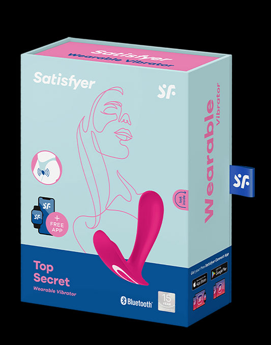 Satisfyer - Top Secret - Wearable Vibrator - Pink - UABDSM