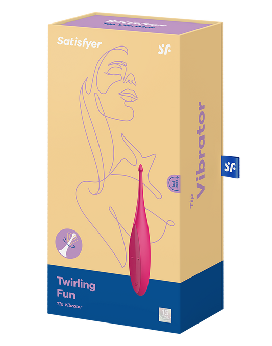 Satisfyer - Twirling Fun - Pin Point Vibrator - Magenta - UABDSM