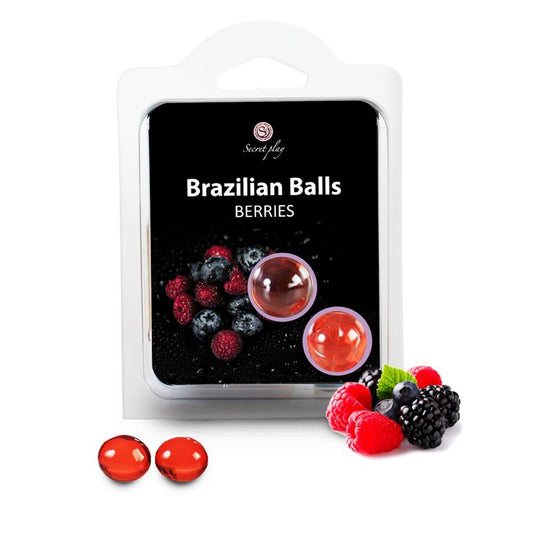 Secret Play 2 Berries Brazilian Balls Set Secret Play 2 Berries Brazilian Balls Set - UABDSM