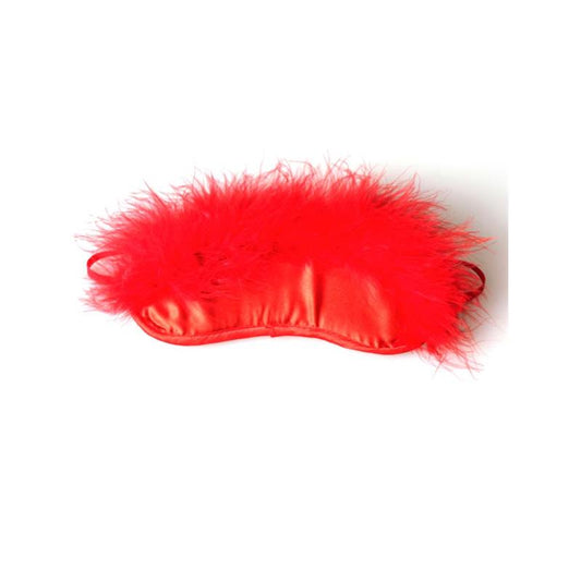 Secret Play Red Marabou Blindfold Secret Play Red Marabou Blindfold - UABDSM