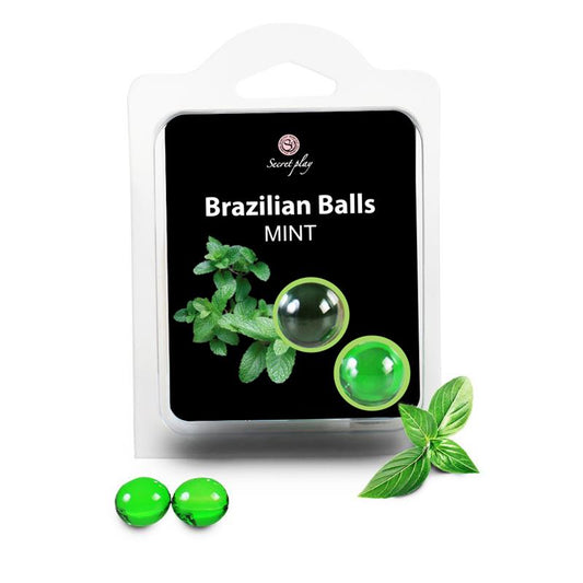 Secret Play Set 2 Brazilian Balls Mint Secret Play Set 2 Brazilian Balls Mint - UABDSM