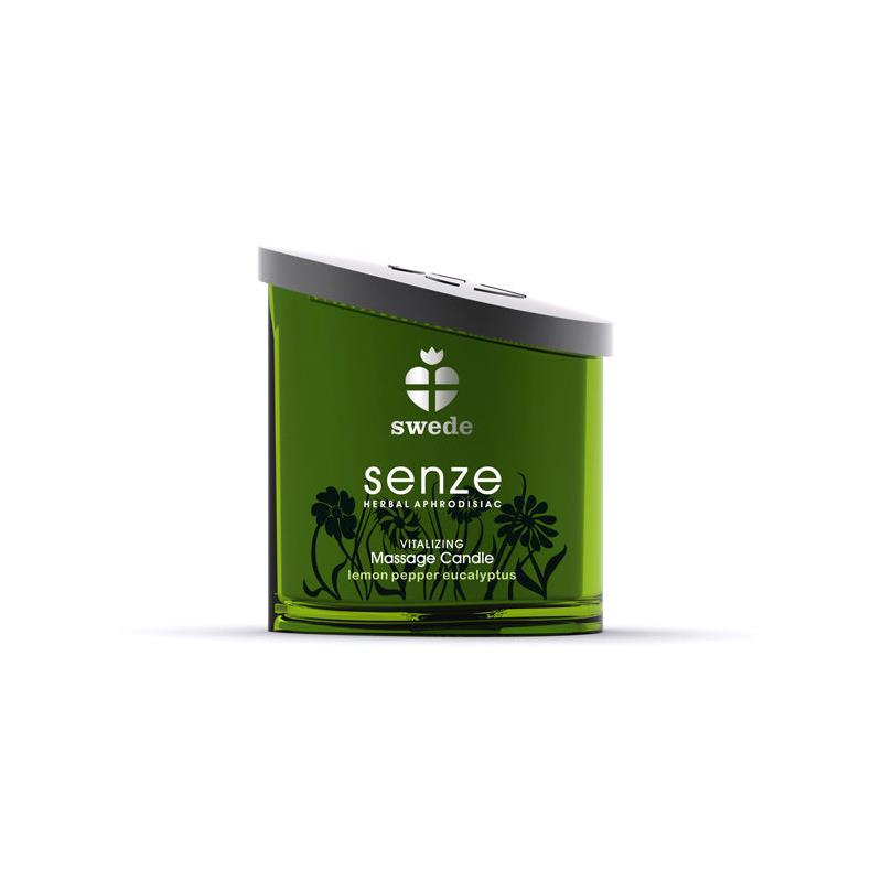 Senze Massage Candle Lemon Pepper and Eucalyptus Vitalizing 150 ml - UABDSM