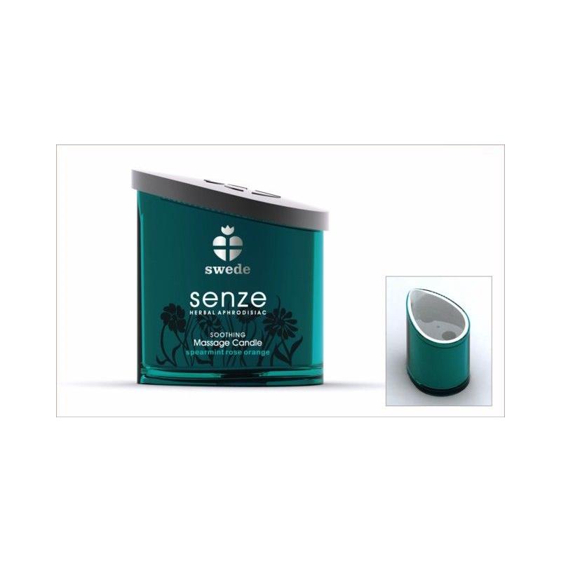 Senze Massage Candle Mint Rose and Orange Soothing 150 ml - UABDSM