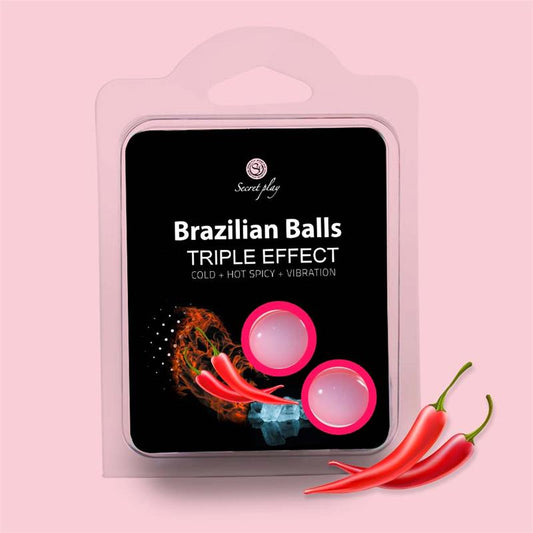 Set 2 Brazilian Balls Triple Effect (Heat Cold and Vibration) Set 2 Brazilian Balls Triple Effect (Heat Cold and Vibration) - UABDSM