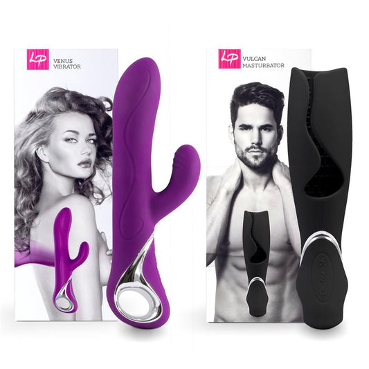 Set for Couples Venus and Vulcano Purple Set for Couples Venus and Vulcano Purple - UABDSM