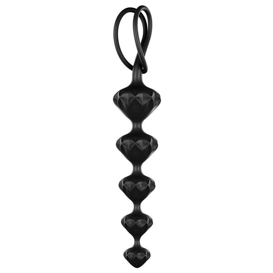 set of 2 Anal Beads Black - UABDSM