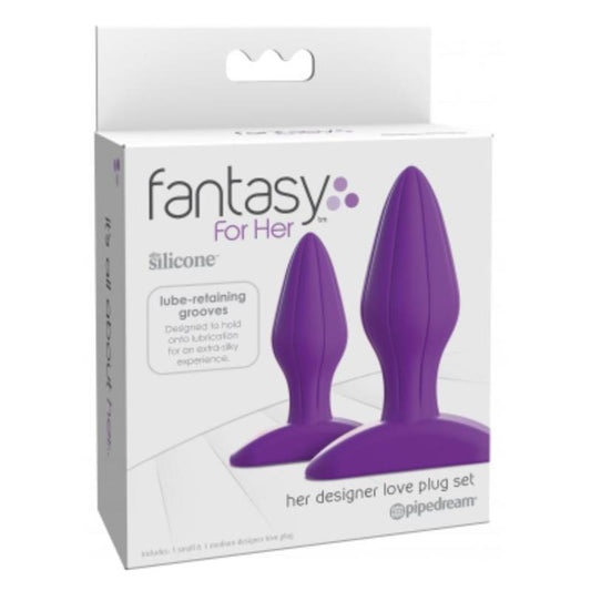 Set of 2 Anal Plug Designer Love Set of 2 Anal Plug Designer Love - UABDSM