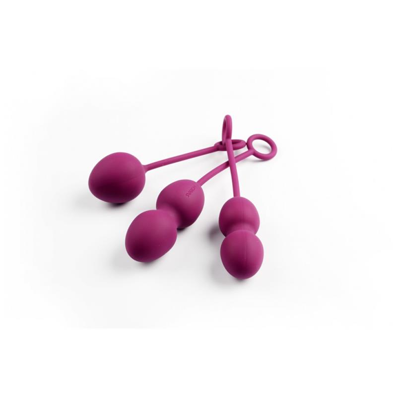 Set of 3 Kegel Balls Nova Violet - UABDSM