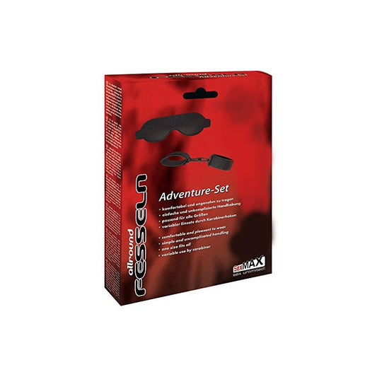 SexMAX allroundFESSELN Adventure Set - Black SexMAX allroundFESSELN Adventure Set - Black - UABDSM