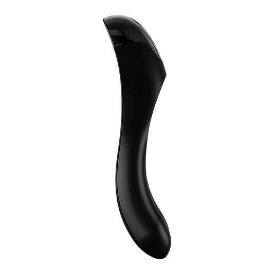 Satisfyer Candy Cane Finger Vibrator - Black - UABDSM
