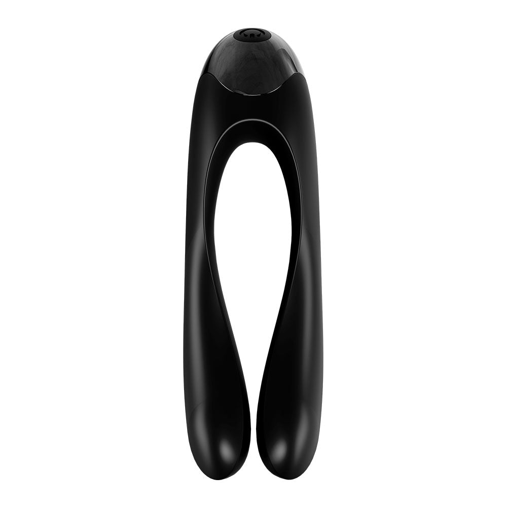 Satisfyer Candy Cane Finger Vibrator - Black - UABDSM