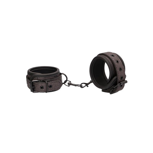 Shots Ouch! Elegance Ankle Cuffs Titanium Grey Shots Ouch! Elegance Ankle Cuffs Titanium Grey - UABDSM