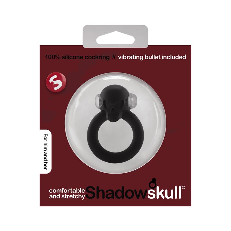 Shots S-Line Shadow Skull Cockring Black - UABDSM