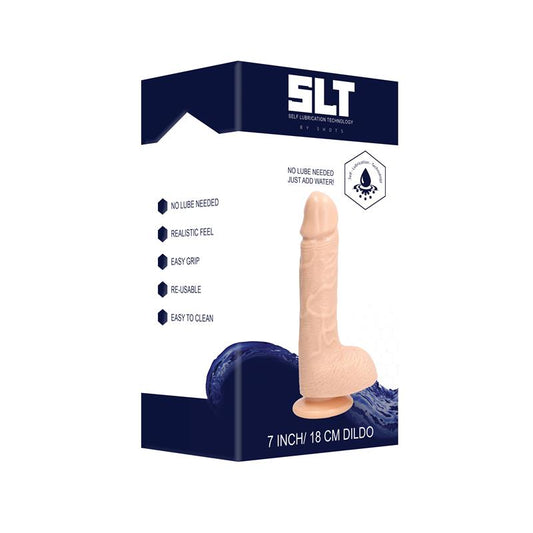 Shots SLT Self Lubrication Vibe 17 cm Flesh - UABDSM