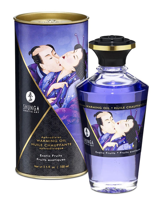Shunga - Aphrodisiac Warming Oil - Exotic Fruit 100 Ml. Shunga - Aphrodisiac Warming Oil - Exotic Fruit 100 Ml. - UABDSM