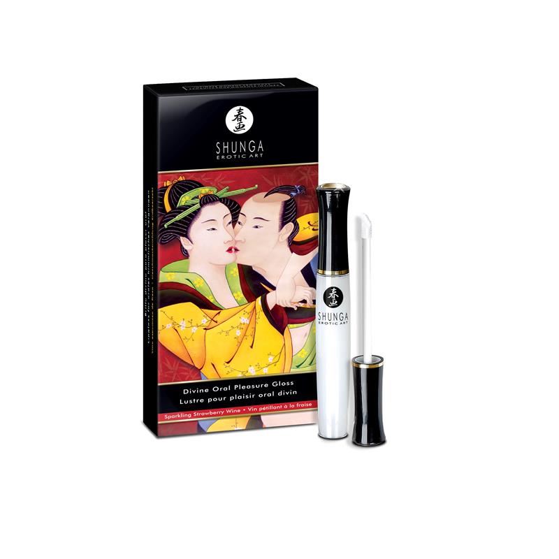Shunga Gloss for Oral Pleasure Wine Strawberry - UABDSM