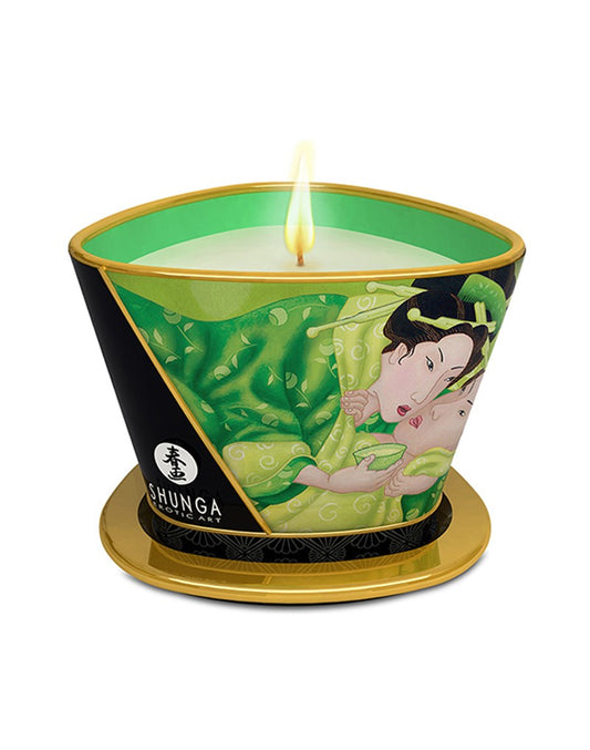 Shunga - Massage Candle - Exotic Green Tea 170 Ml. Shunga - Massage Candle - Exotic Green Tea 170 Ml. - UABDSM