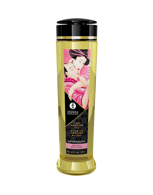 Shunga - Massage Oil - Aphrodisia Rose - 240 Ml - UABDSM