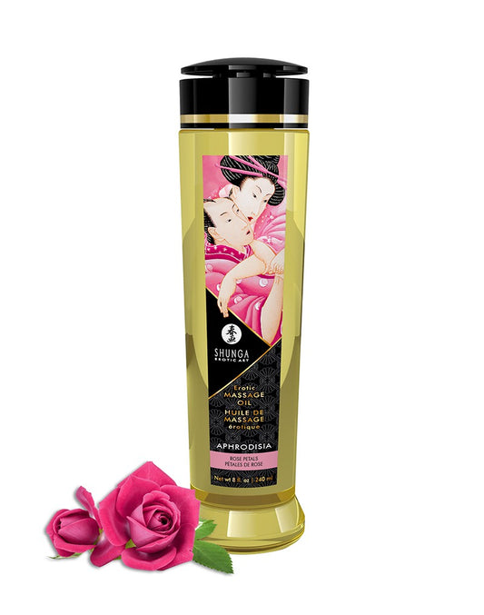 Shunga - Massage Oil - Aphrodisia Rose - 240 Ml Shunga - Massage Oil - Aphrodisia Rose - 240 Ml - UABDSM