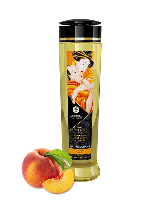 Shunga - Massage Oil - Stimulation Peach - 240 Ml Shunga - Massage Oil - Stimulation Peach - 240 Ml - UABDSM