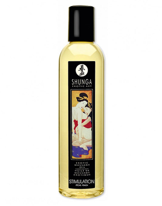 Shunga - Massage Oil - Stimulation Peach 250 Ml. Shunga - Massage Oil - Stimulation Peach 250 Ml. - UABDSM