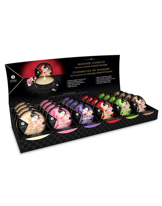 Shunga - Mini Massage Candle - Display 24 X 30 Ml. Shunga - Mini Massage Candle - Display 24 X 30 Ml. - UABDSM