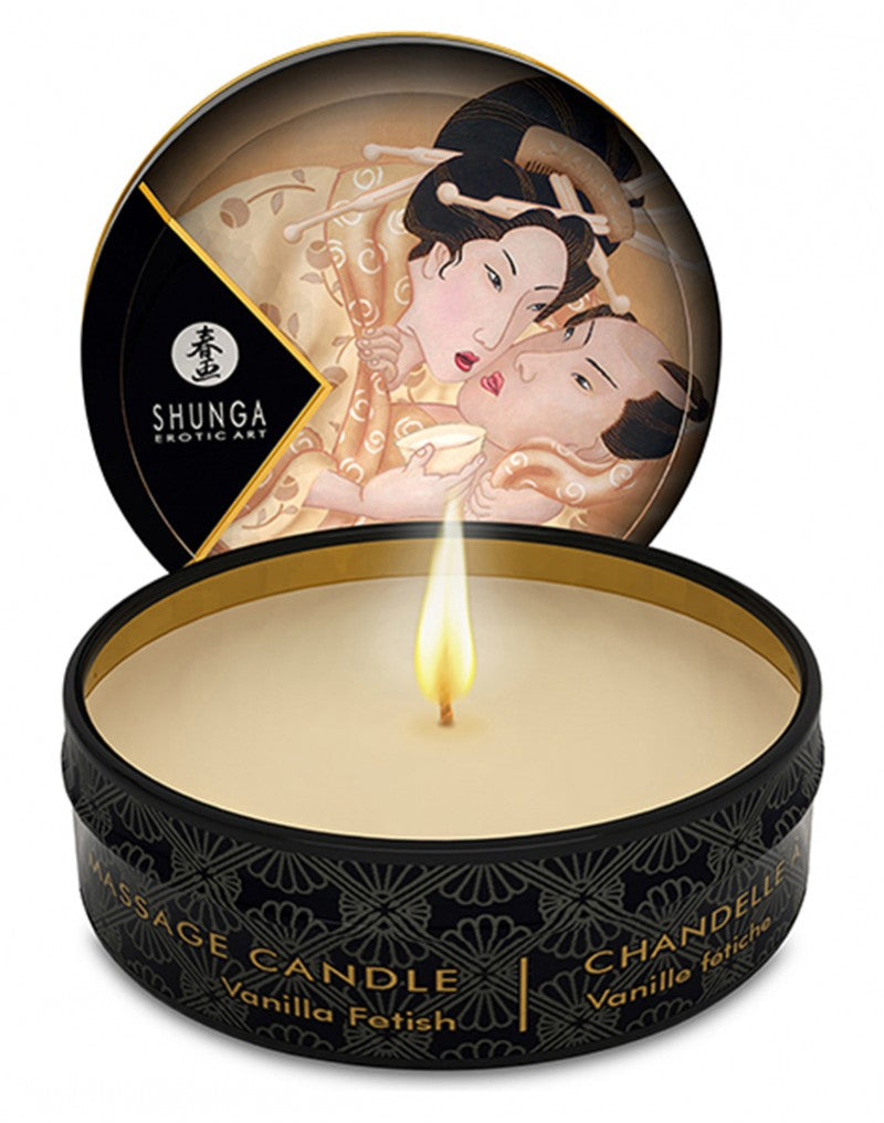 Shunga - Mini Massage Candle - Vanilla Fetish 30 Ml. - UABDSM