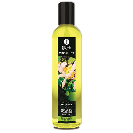 Shunga Organic Massage Oil Green Tea Shunga Organic Massage Oil Green Tea - UABDSM