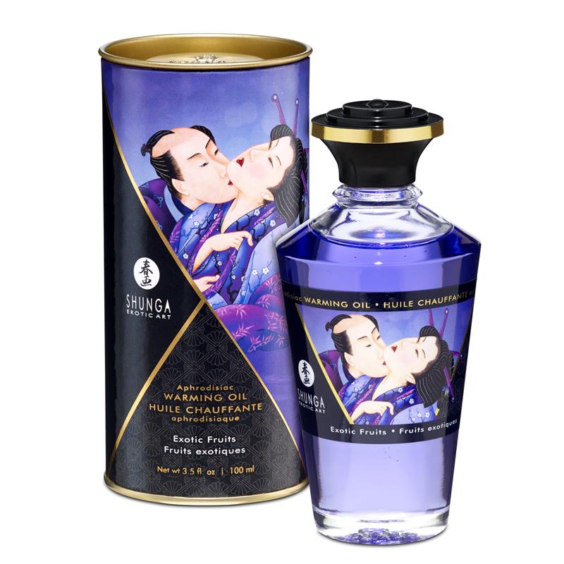 Shunga Warming Massage Oil Exotic Fruit Aroma - UABDSM