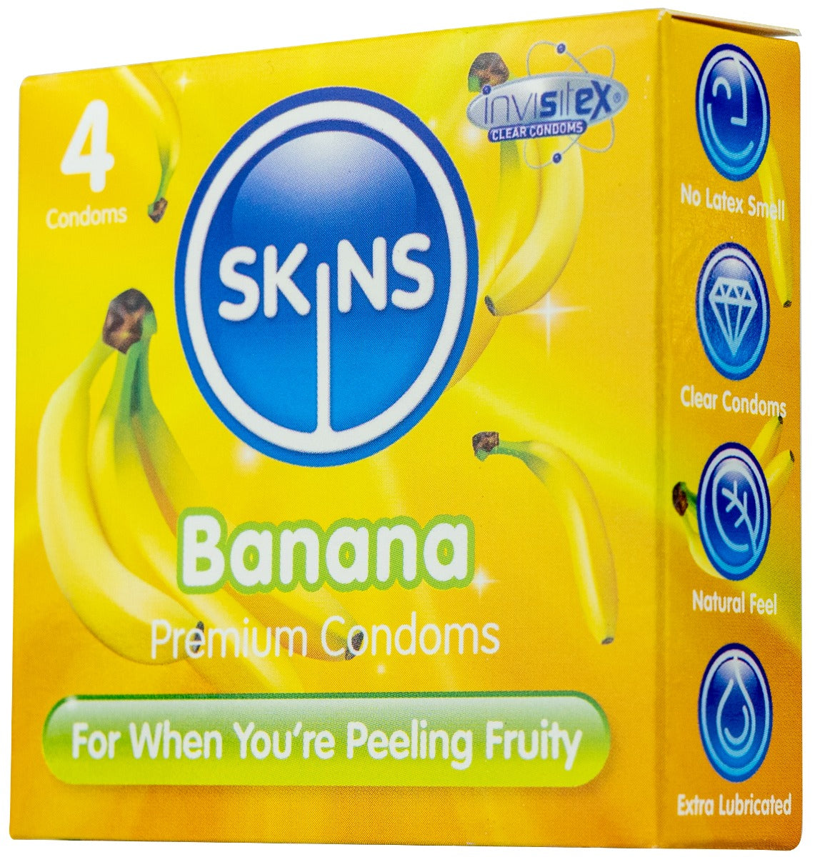 Skins Condoms Banana 4 Pack - International 1 - UABDSM