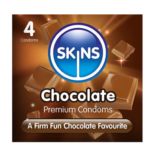 Skins Condoms Chocolate 4 Pack International 1 Skins Condoms Chocolate 4 Pack International 1 - UABDSM