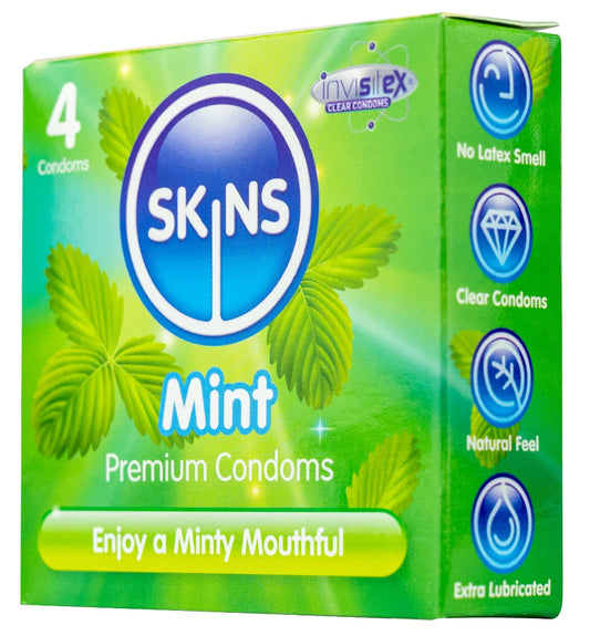 Skins Condoms Mint 4 Pack - International 1 - UABDSM