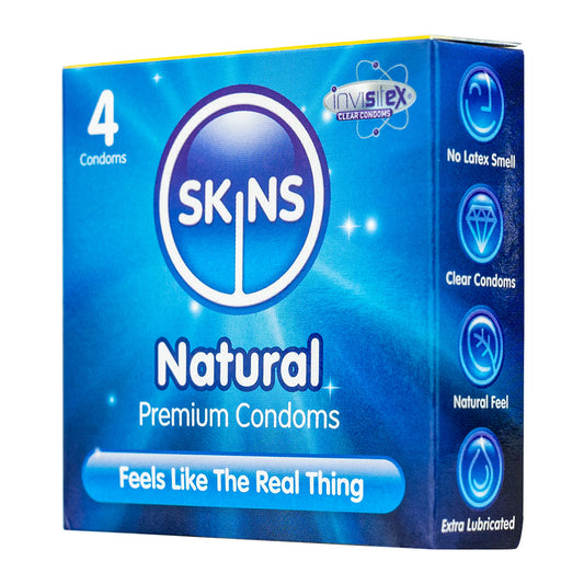 Skins Condoms Natural 4 Pack - UABDSM