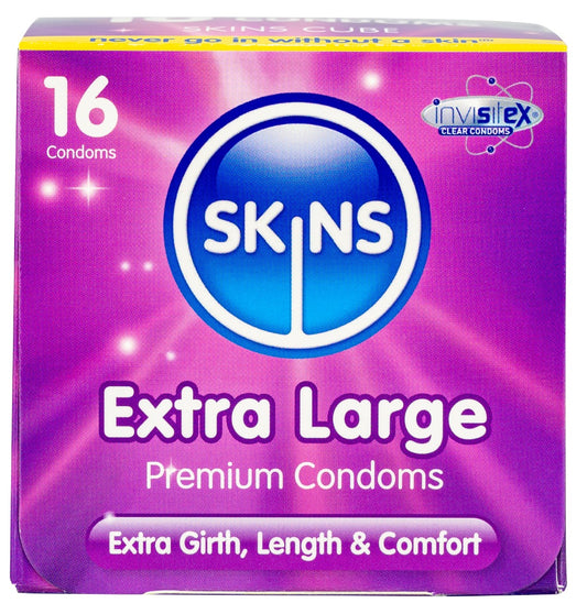 Skins Condoms Extra Large Cube 16 Pack - International 1 Skins Condoms Extra Large Cube 16 Pack - International 1 - UABDSM