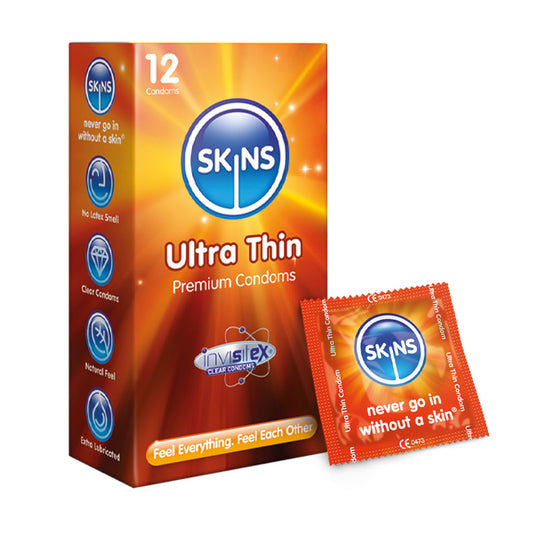 Skins Condoms Ultra Thin 12 Pack Skins Condoms Ultra Thin 12 Pack - UABDSM
