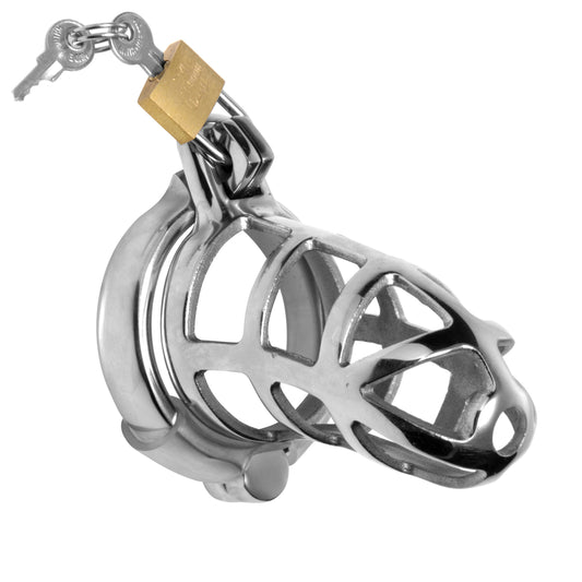 Detained Stainless Steel Chastity Cage - UABDSM