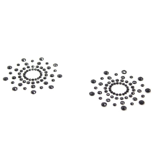 Snowflake Nippel Covers Black - UABDSM