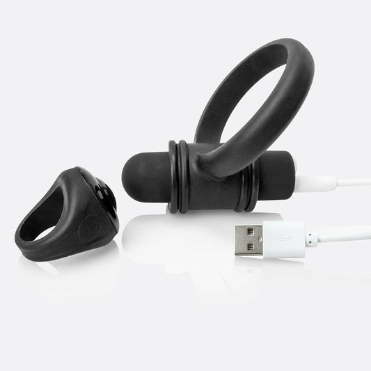 My Secret Screaming O Remote Control Vibrating Ring Set for him Rechargeable - Black My Secret Screaming O Remote Control Vibrating Ring Set for him Rechargeable - Black - UABDSM