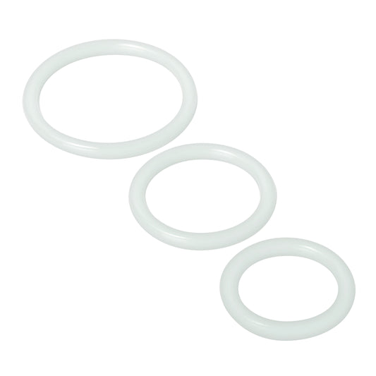Trinity Silicone Cock Rings Clear Trinity Silicone Cock Rings Clear - UABDSM