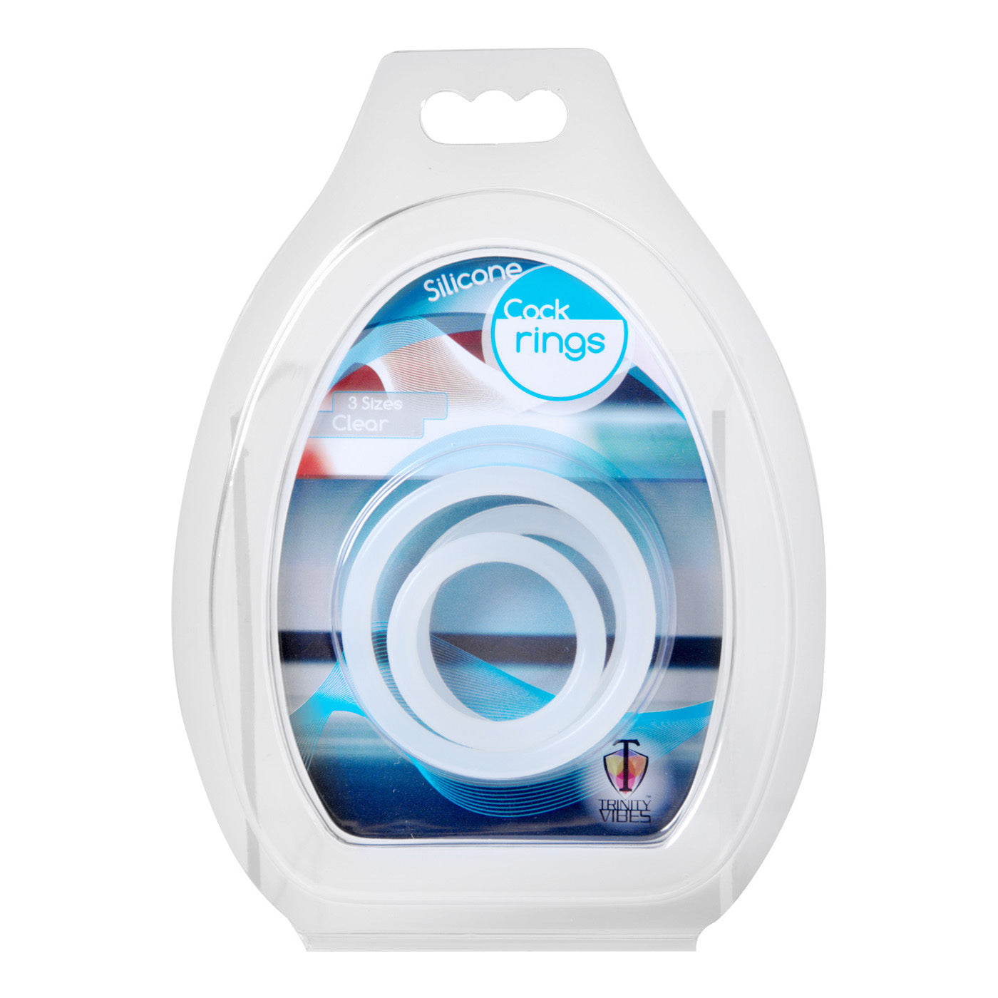 Trinity Silicone Cock Rings Clear - UABDSM