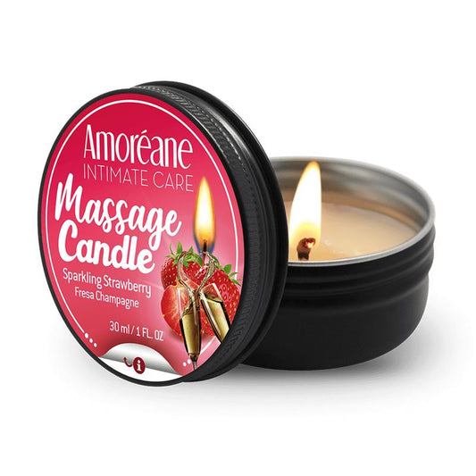 Sparkling Strawberry Massage Candle 30 ml Sparkling Strawberry Massage Candle 30 ml - UABDSM